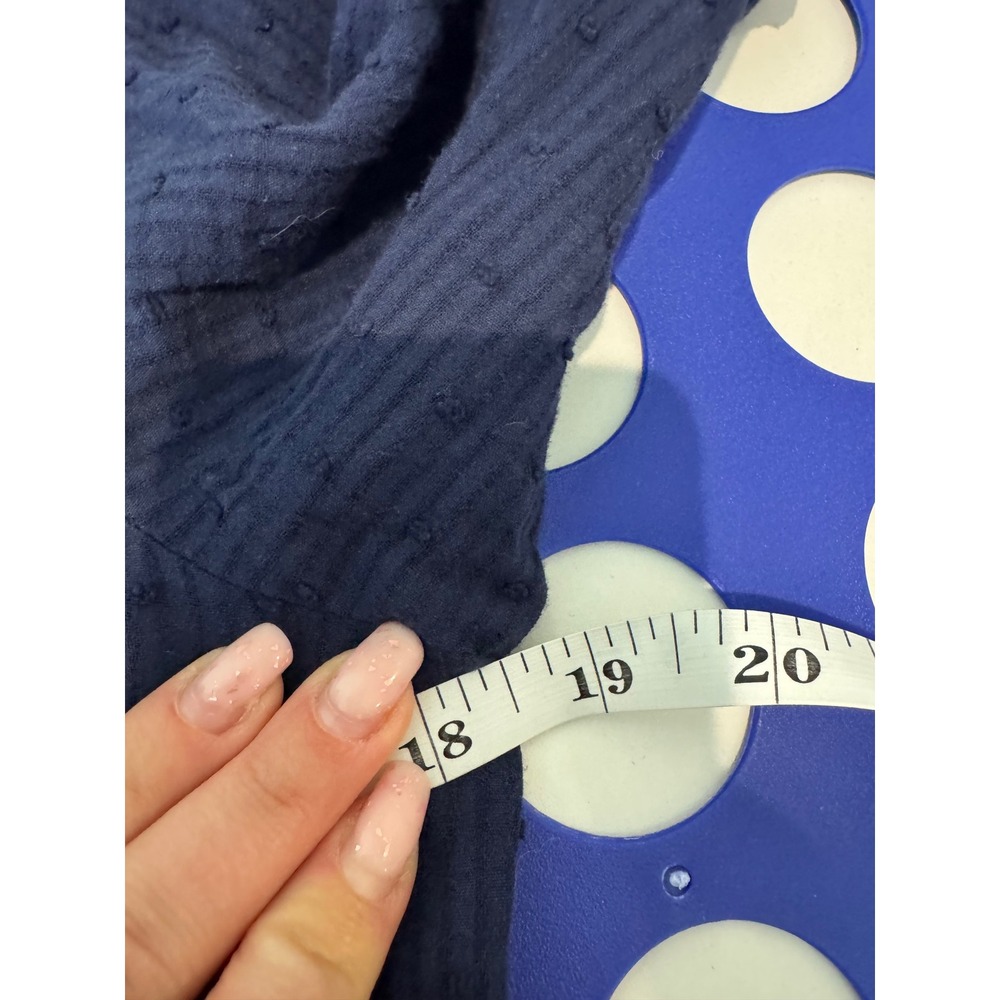 Button-Front Navy Mini Dress - Picture 5 of 11